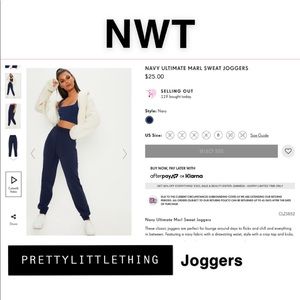 NWT Navy Ultimate Marl Sweat Joggers